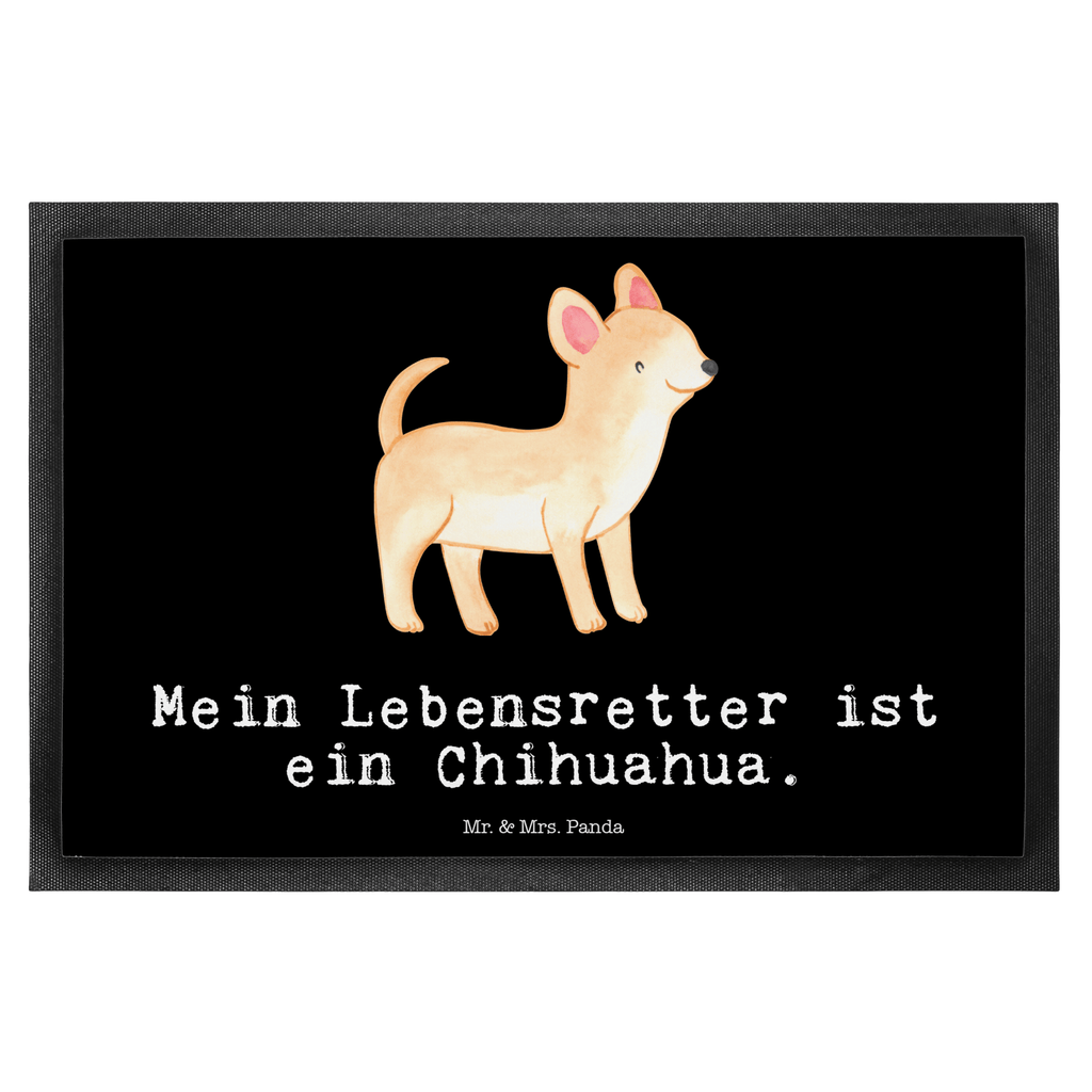 Fußmatte Chihuahua Lebensretter Chihuahua Türvorleger, Schmutzmatte, Fußabtreter, Matte, Schmutzfänger, Fußabstreifer, Schmutzfangmatte, Türmatte, Motivfußmatte,  Haustürmatte, Vorleger  Hund, Hunderasse, Rassehund, Hundebesitzer, Geschenk, Tierfreund, Schenken, Welpe