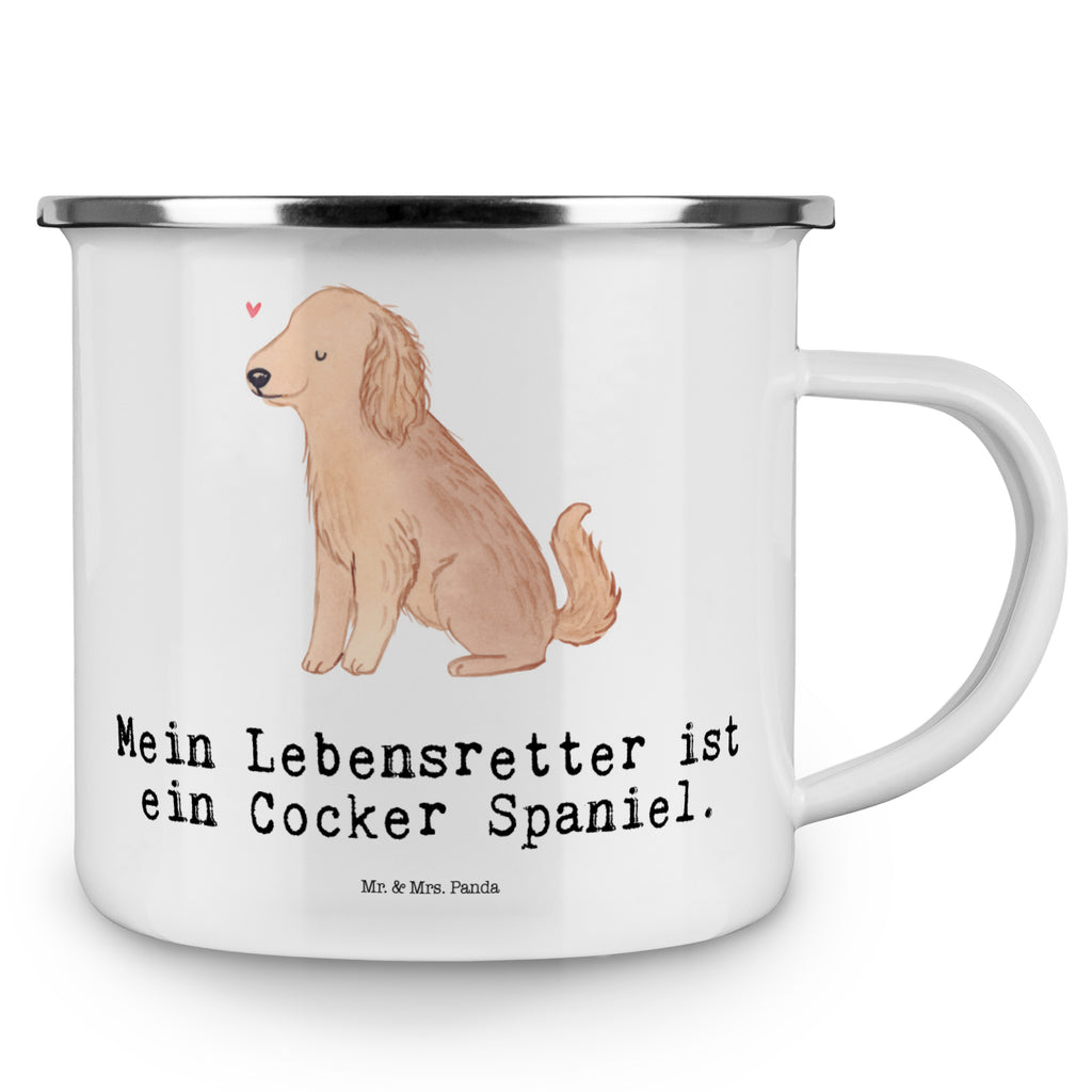 Camping Emaille Tasse Cocker Spaniel Lebensretter Campingtasse, Trinkbecher, Metalltasse, Outdoor Tasse, Emaille Trinkbecher, Blechtasse Outdoor, Emaille Campingbecher, Edelstahl Trinkbecher, Metalltasse für Camping, Kaffee Blechtasse, Camping Tasse Metall, Hund, Hunderasse, Rassehund, Hundebesitzer, Geschenk, Tierfreund, Schenken, Welpe, Englische Cockerspaniel, Cocker Spaniel