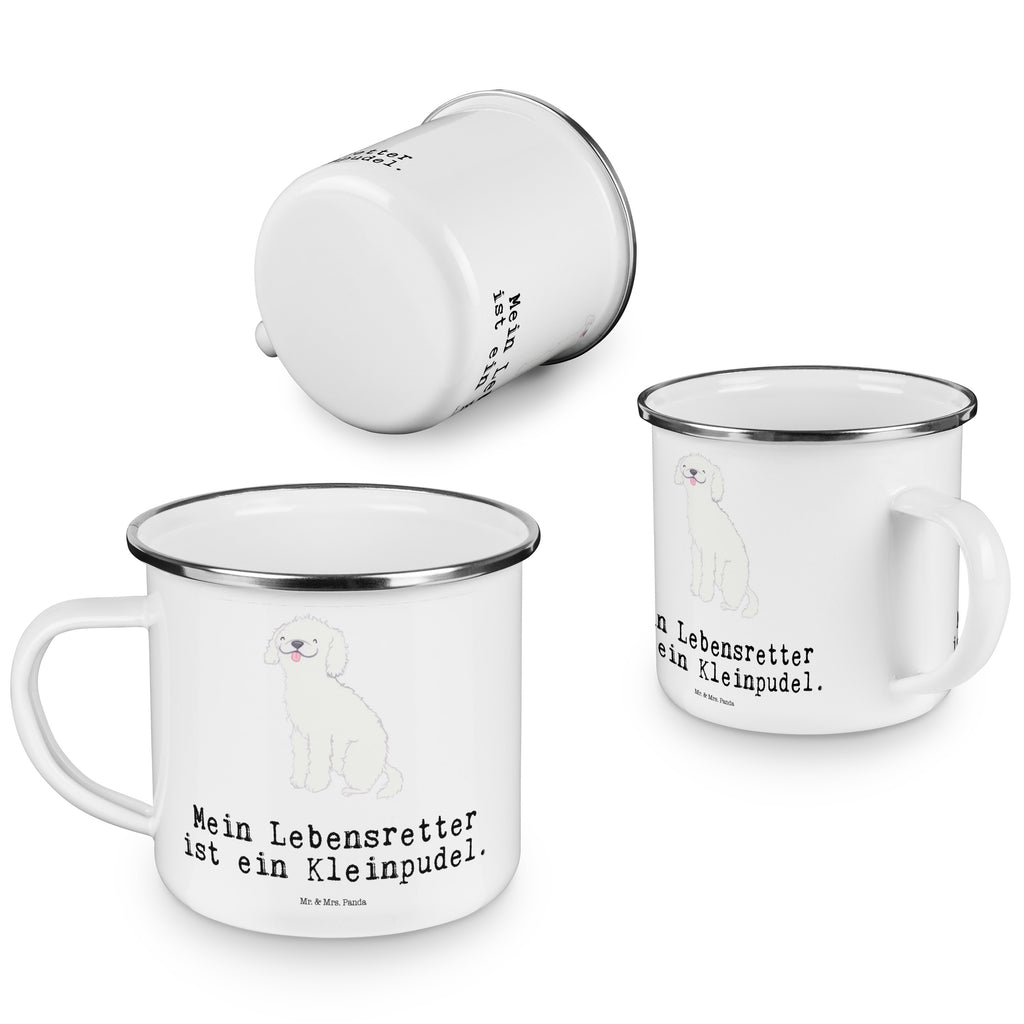 Camping Emaille Tasse Kleinpudel Lebensretter Campingtasse, Trinkbecher, Metalltasse, Outdoor Tasse, Emaille Trinkbecher, Blechtasse Outdoor, Emaille Campingbecher, Edelstahl Trinkbecher, Metalltasse für Camping, Kaffee Blechtasse, Camping Tasse Metall, Hund, Hunderasse, Rassehund, Hundebesitzer, Geschenk, Tierfreund, Schenken, Welpe, Pudel, Kleinpudel