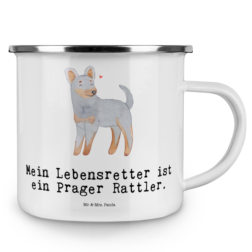 Camping Emaille Tasse Prager Rattler Lebensretter Campingtasse, Trinkbecher, Metalltasse, Outdoor Tasse, Emaille Trinkbecher, Blechtasse Outdoor, Emaille Campingbecher, Edelstahl Trinkbecher, Metalltasse für Camping, Kaffee Blechtasse, Camping Tasse Metall, Hund, Hunderasse, Rassehund, Hundebesitzer, Geschenk, Tierfreund, Schenken, Welpe, Pincher, Prager Rattler