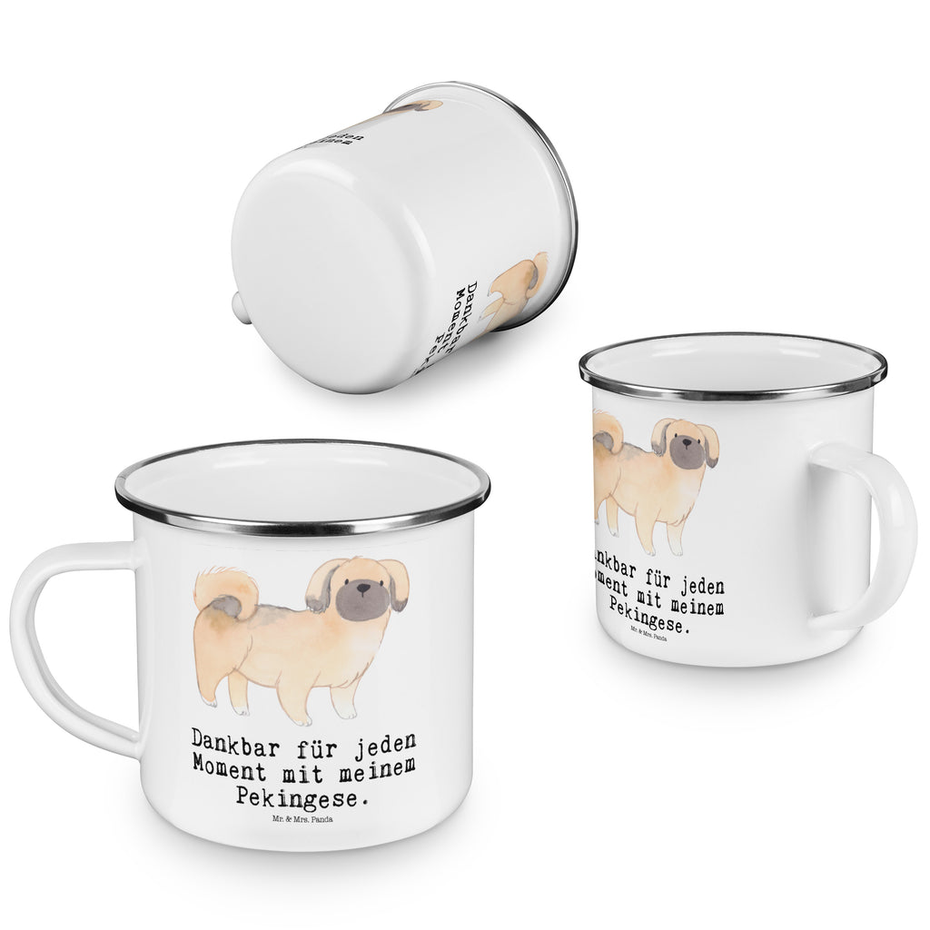 Camping Emaille Tasse Pekingese Moment Campingtasse, Trinkbecher, Metalltasse, Outdoor Tasse, Emaille Trinkbecher, Blechtasse Outdoor, Emaille Campingbecher, Edelstahl Trinkbecher, Metalltasse für Camping, Kaffee Blechtasse, Camping Tasse Metall, Hund, Hunderasse, Rassehund, Hundebesitzer, Geschenk, Tierfreund, Schenken, Welpe, Pekingese, Pekinese, Peking-Palasthund