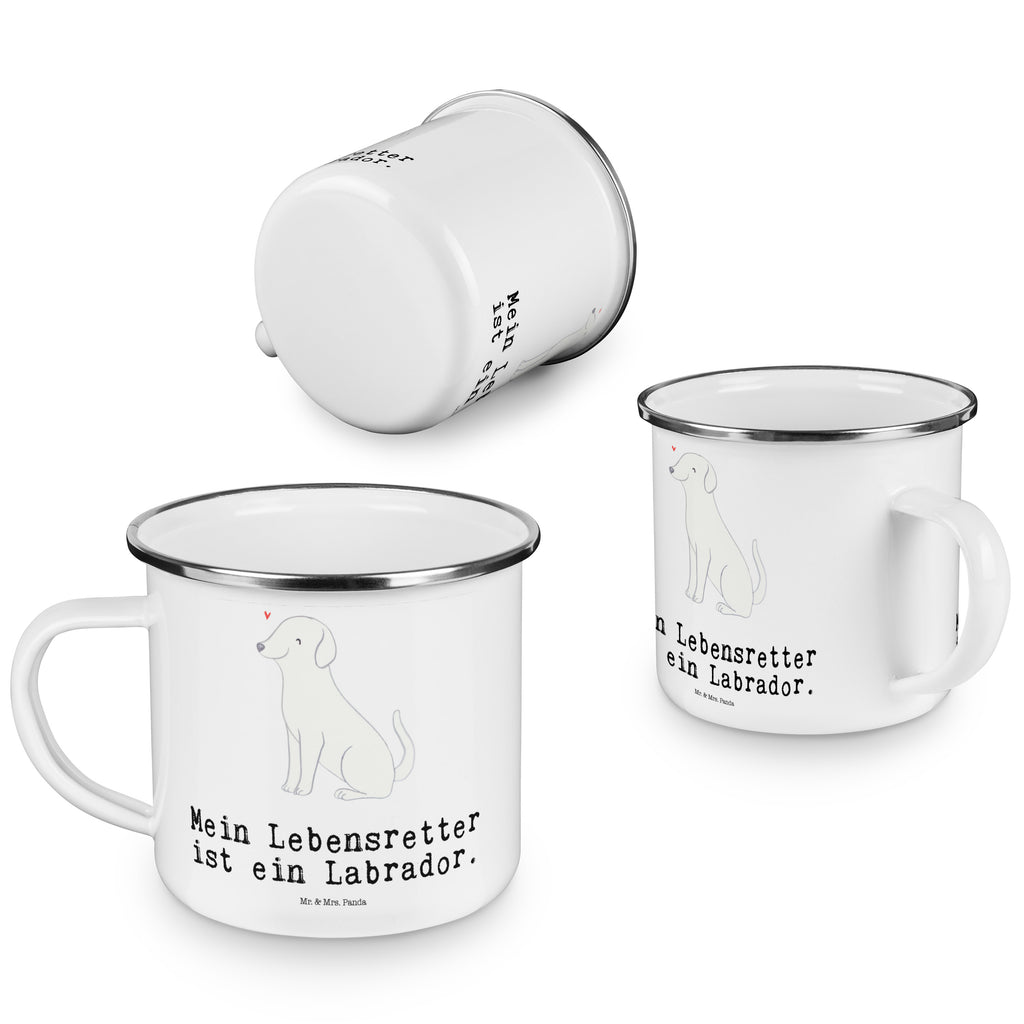 Camping Emaille Tasse Labrador Lebensretter Campingtasse, Trinkbecher, Metalltasse, Outdoor Tasse, Emaille Trinkbecher, Blechtasse Outdoor, Emaille Campingbecher, Edelstahl Trinkbecher, Metalltasse für Camping, Kaffee Blechtasse, Camping Tasse Metall, Hund, Hunderasse, Rassehund, Hundebesitzer, Geschenk, Tierfreund, Schenken, Welpe, Labrador