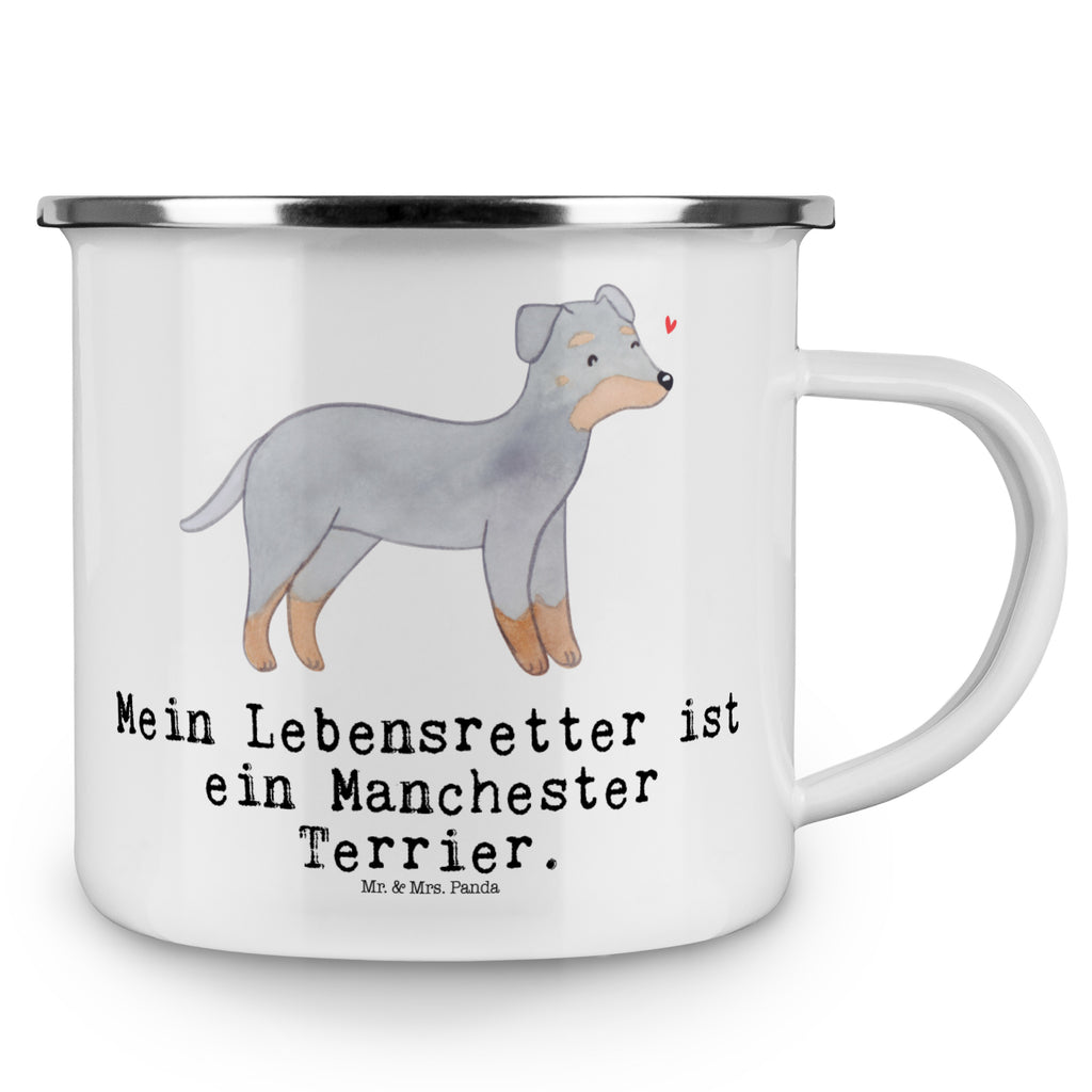 Camping Emaille Tasse Manchester Terrier Lebensretter Campingtasse, Trinkbecher, Metalltasse, Outdoor Tasse, Emaille Trinkbecher, Blechtasse Outdoor, Emaille Campingbecher, Edelstahl Trinkbecher, Metalltasse für Camping, Kaffee Blechtasse, Camping Tasse Metall, Hund, Hunderasse, Rassehund, Hundebesitzer, Geschenk, Tierfreund, Schenken, Welpe, Manchester Terrier