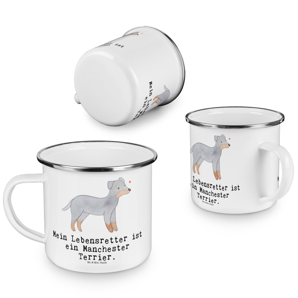 Camping Emaille Tasse Manchester Terrier Lebensretter Campingtasse, Trinkbecher, Metalltasse, Outdoor Tasse, Emaille Trinkbecher, Blechtasse Outdoor, Emaille Campingbecher, Edelstahl Trinkbecher, Metalltasse für Camping, Kaffee Blechtasse, Camping Tasse Metall, Hund, Hunderasse, Rassehund, Hundebesitzer, Geschenk, Tierfreund, Schenken, Welpe, Manchester Terrier