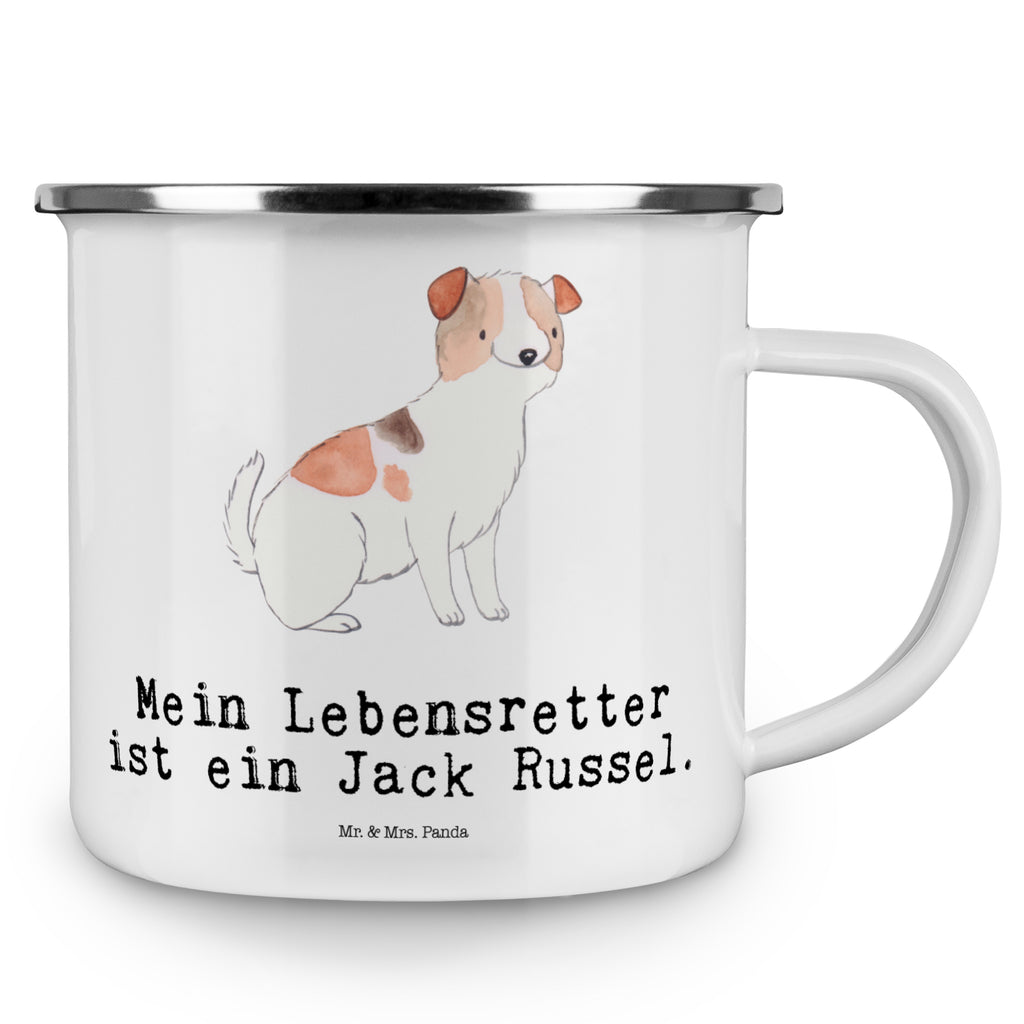 Camping Emaille Tasse Jack Russel Terrier Lebensretter Campingtasse, Trinkbecher, Metalltasse, Outdoor Tasse, Emaille Trinkbecher, Blechtasse Outdoor, Emaille Campingbecher, Edelstahl Trinkbecher, Metalltasse für Camping, Kaffee Blechtasse, Camping Tasse Metall, Hund, Hunderasse, Rassehund, Hundebesitzer, Geschenk, Tierfreund, Schenken, Welpe, Jack Russel Terrier