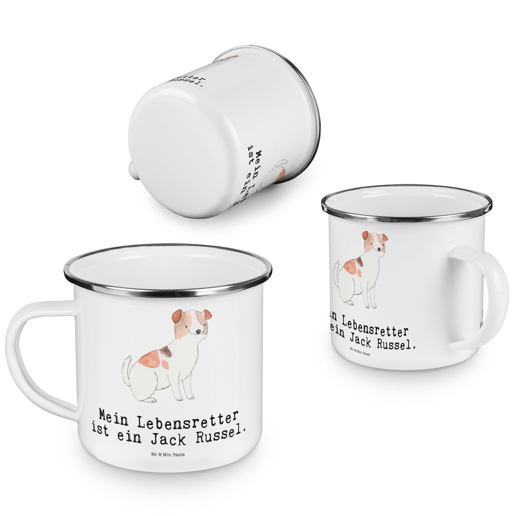 Camping Emaille Tasse Jack Russel Terrier Lebensretter Campingtasse, Trinkbecher, Metalltasse, Outdoor Tasse, Emaille Trinkbecher, Blechtasse Outdoor, Emaille Campingbecher, Edelstahl Trinkbecher, Metalltasse für Camping, Kaffee Blechtasse, Camping Tasse Metall, Hund, Hunderasse, Rassehund, Hundebesitzer, Geschenk, Tierfreund, Schenken, Welpe, Jack Russel Terrier