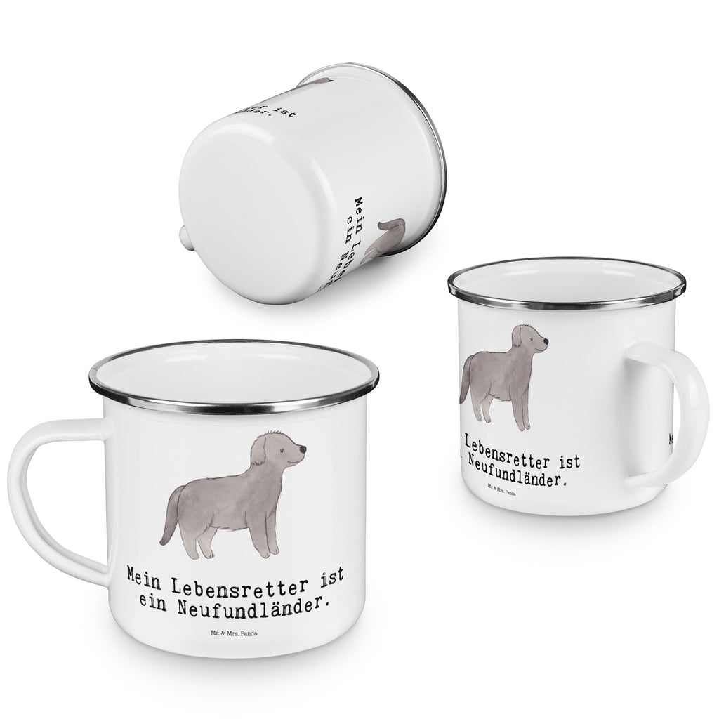 Camping Emaille Tasse Neufundländer Lebensretter Campingtasse, Trinkbecher, Metalltasse, Outdoor Tasse, Emaille Trinkbecher, Blechtasse Outdoor, Emaille Campingbecher, Edelstahl Trinkbecher, Metalltasse für Camping, Kaffee Blechtasse, Camping Tasse Metall, Hund, Hunderasse, Rassehund, Hundebesitzer, Geschenk, Tierfreund, Schenken, Welpe, Neufundländer, Newfoundland