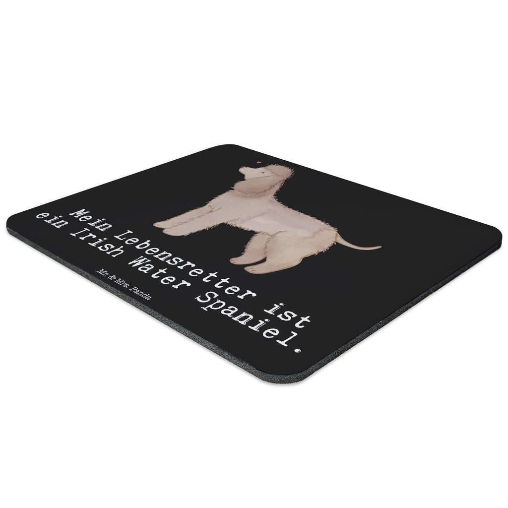 Mauspad Irish Water Spaniel Lebensretter Mousepad, Computer zubehör, Büroausstattung, PC Zubehör, Arbeitszimmer, Mauspad, Einzigartiges Mauspad, Designer Mauspad, Hund, Hunderasse, Rassehund, Hundebesitzer, Geschenk, Tierfreund, Schenken, Welpe, Irish Water Spaniel, Jagdhund