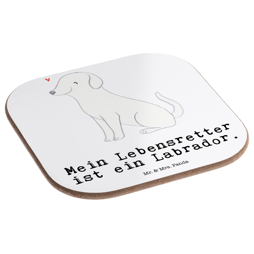 Quadratische Untersetzer Labrador Lebensretter Bierdeckel, Glasuntersetzer, Untersetzer Gläser, Getränkeuntersetzer, Hund, Hunderasse, Rassehund, Hundebesitzer, Geschenk, Tierfreund, Schenken, Welpe, Labrador