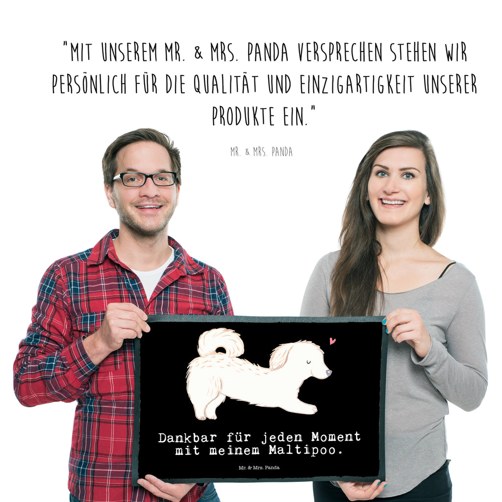 Fußmatte Maltipoo Moment Maltipoo, Kreuzung, Mischling Türvorleger, Schmutzmatte, Fußabtreter, Matte, Schmutzfänger, Fußabstreifer, Schmutzfangmatte, Türmatte, Motivfußmatte,  Haustürmatte, Vorleger  Hund, Hunderasse, Rassehund, Hundebesitzer, Geschenk, Tierfreund, Schenken, Welpe