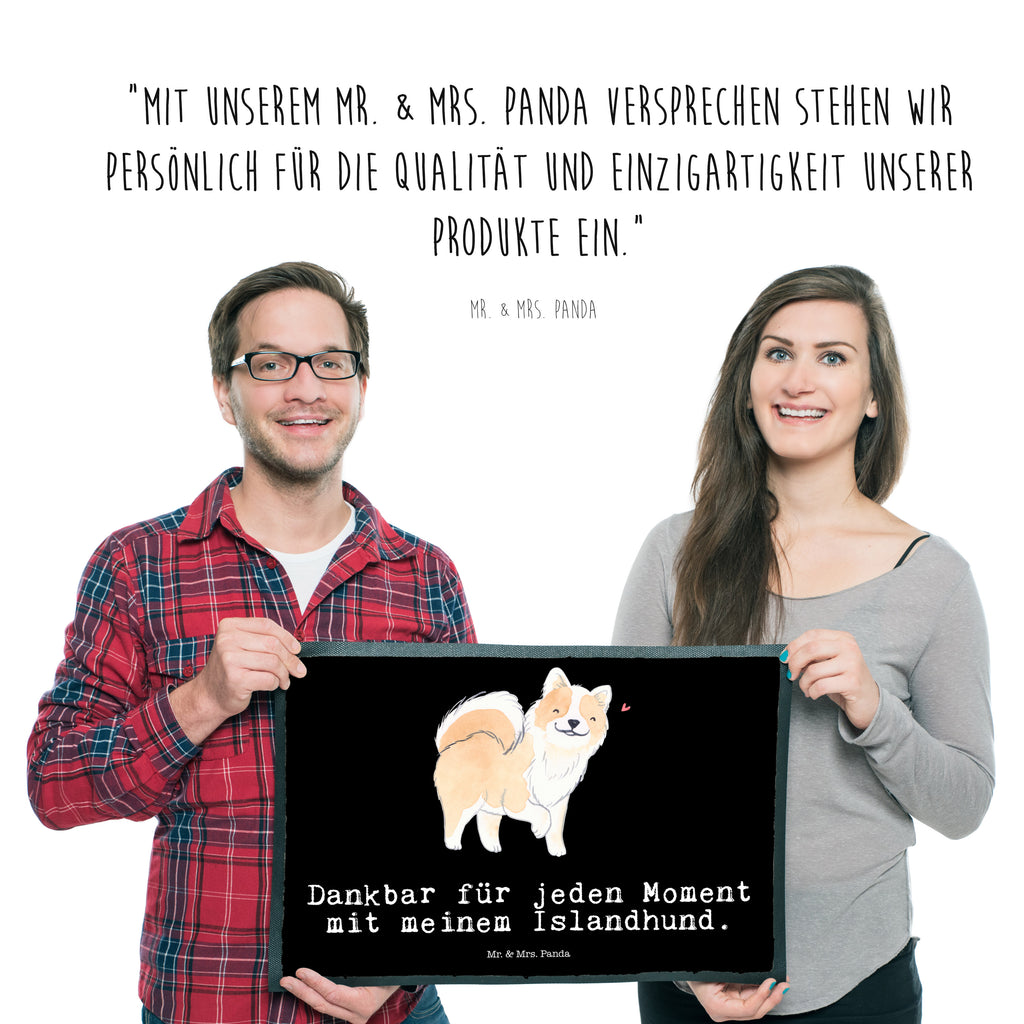 Fußmatte Islandhund Moment Türvorleger, Schmutzmatte, Fußabtreter, Matte, Schmutzfänger, Fußabstreifer, Schmutzfangmatte, Türmatte, Motivfußmatte, Haustürmatte, Vorleger, Hund, Hunderasse, Rassehund, Hundebesitzer, Geschenk, Tierfreund, Schenken, Welpe, Islandhund, isländischer Schäferhund
