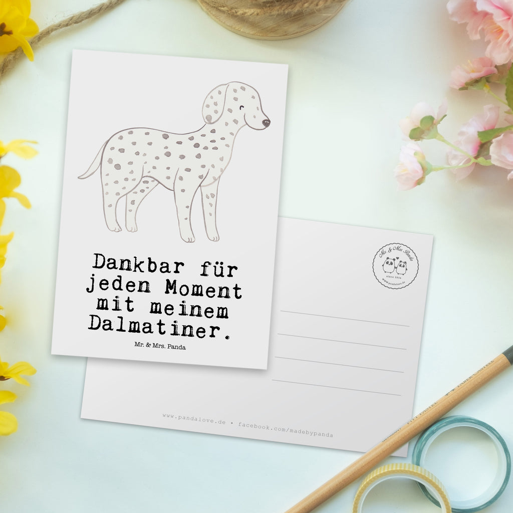 Postkarte Dalmatiner Moment Geschenkkarte, Grußkarte, Karte, Einladung, Ansichtskarte, Geburtstagskarte, Einladungskarte, Dankeskarte, Hund, Hunderasse, Rassehund, Hundebesitzer, Geschenk, Tierfreund, Schenken, Welpe, Dalmatiner, Dalmatinac