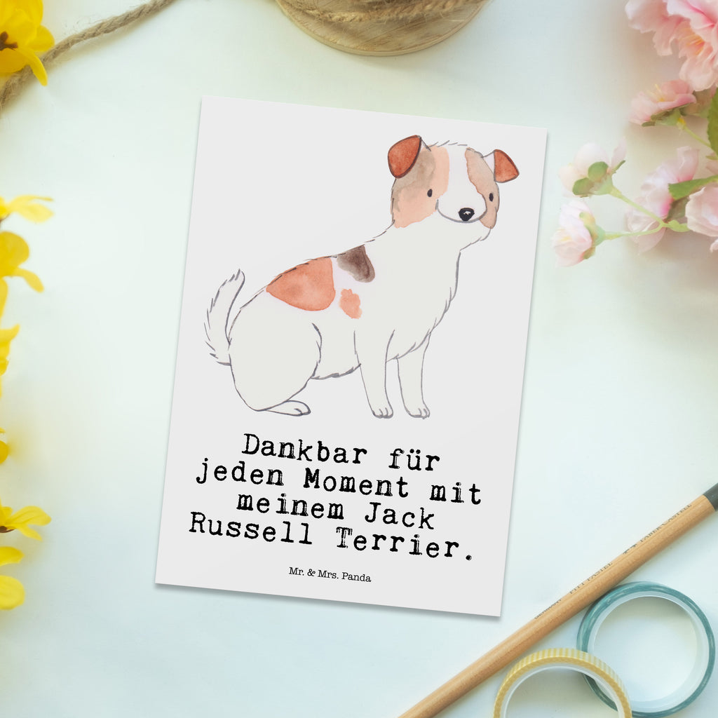 Postkarte Jack Russell Terrier Moment Geschenkkarte, Grußkarte, Karte, Einladung, Ansichtskarte, Geburtstagskarte, Einladungskarte, Dankeskarte, Hund, Hunderasse, Rassehund, Hundebesitzer, Geschenk, Tierfreund, Schenken, Welpe, Jack Russell Terrier