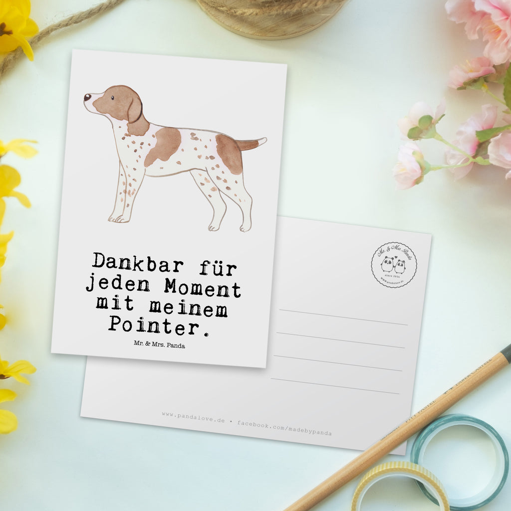 Postkarte Pointer Moment Geschenkkarte, Grußkarte, Karte, Einladung, Ansichtskarte, Geburtstagskarte, Einladungskarte, Dankeskarte, Hund, Hunderasse, Rassehund, Hundebesitzer, Geschenk, Tierfreund, Schenken, Welpe, English Pointer, Pointer