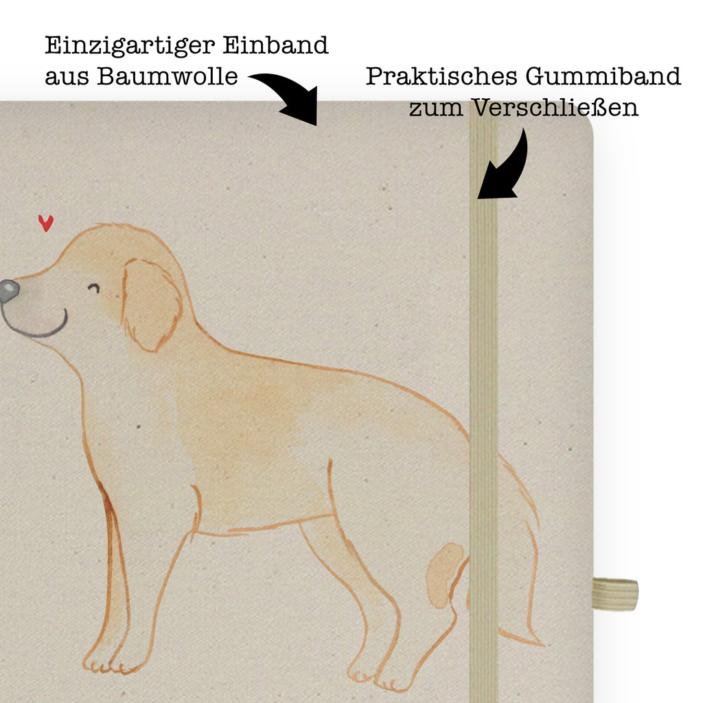 DIN A6 Baumwoll Notizbuch Golden Retriever Lebensretter Notizen, Eintragebuch, Tagebuch, Notizblock, Adressbuch, Journal, Kladde, Skizzenbuch, Notizheft, Schreibbuch, Schreibheft, Hund, Hunderasse, Rassehund, Hundebesitzer, Geschenk, Tierfreund, Schenken, Welpe, Golden Retriever, Goldie Hund