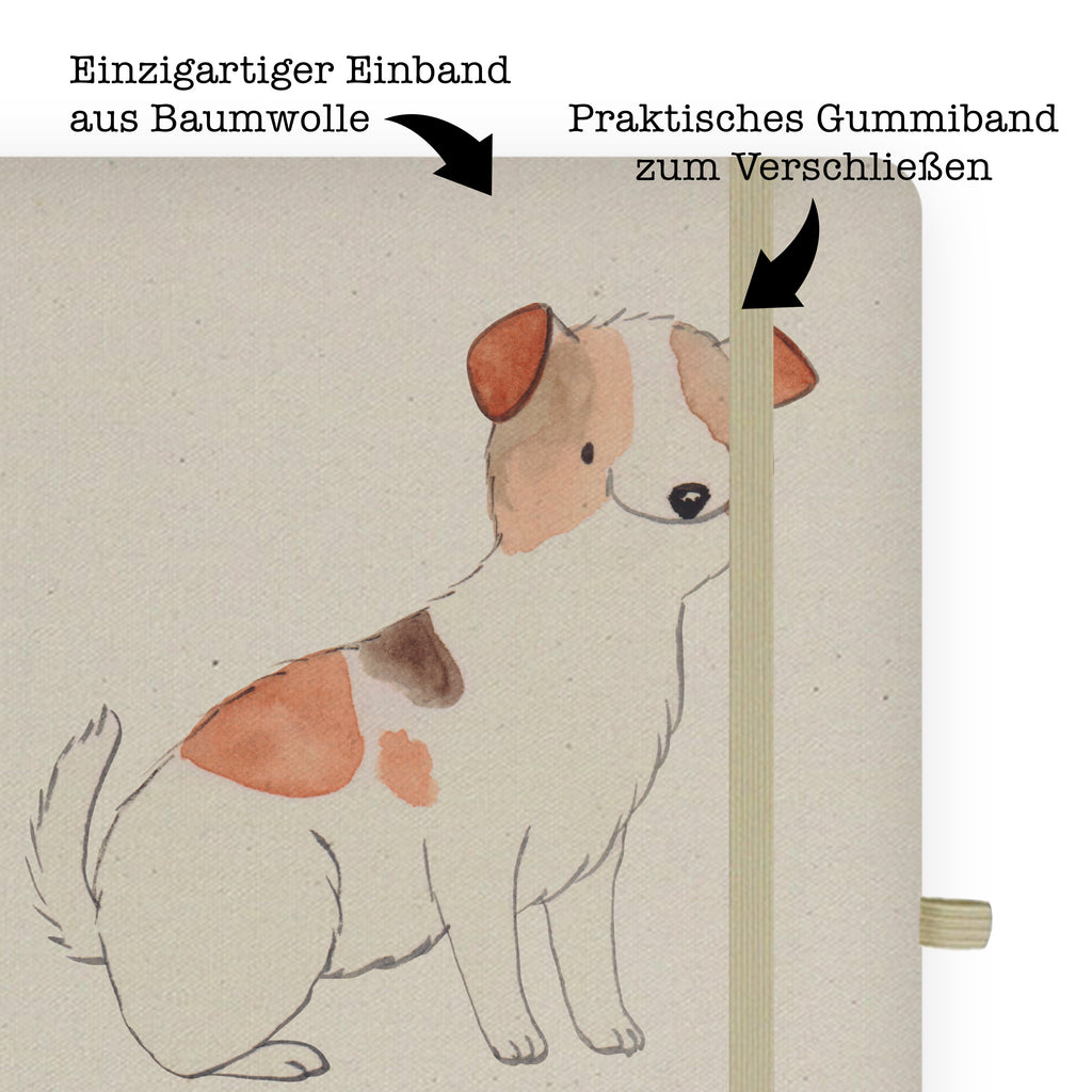 DIN A6 Baumwoll Notizbuch Jack Russell Terrier Moment Notizen, Eintragebuch, Tagebuch, Notizblock, Adressbuch, Journal, Kladde, Skizzenbuch, Notizheft, Schreibbuch, Schreibheft, Hund, Hunderasse, Rassehund, Hundebesitzer, Geschenk, Tierfreund, Schenken, Welpe, Jack Russell Terrier