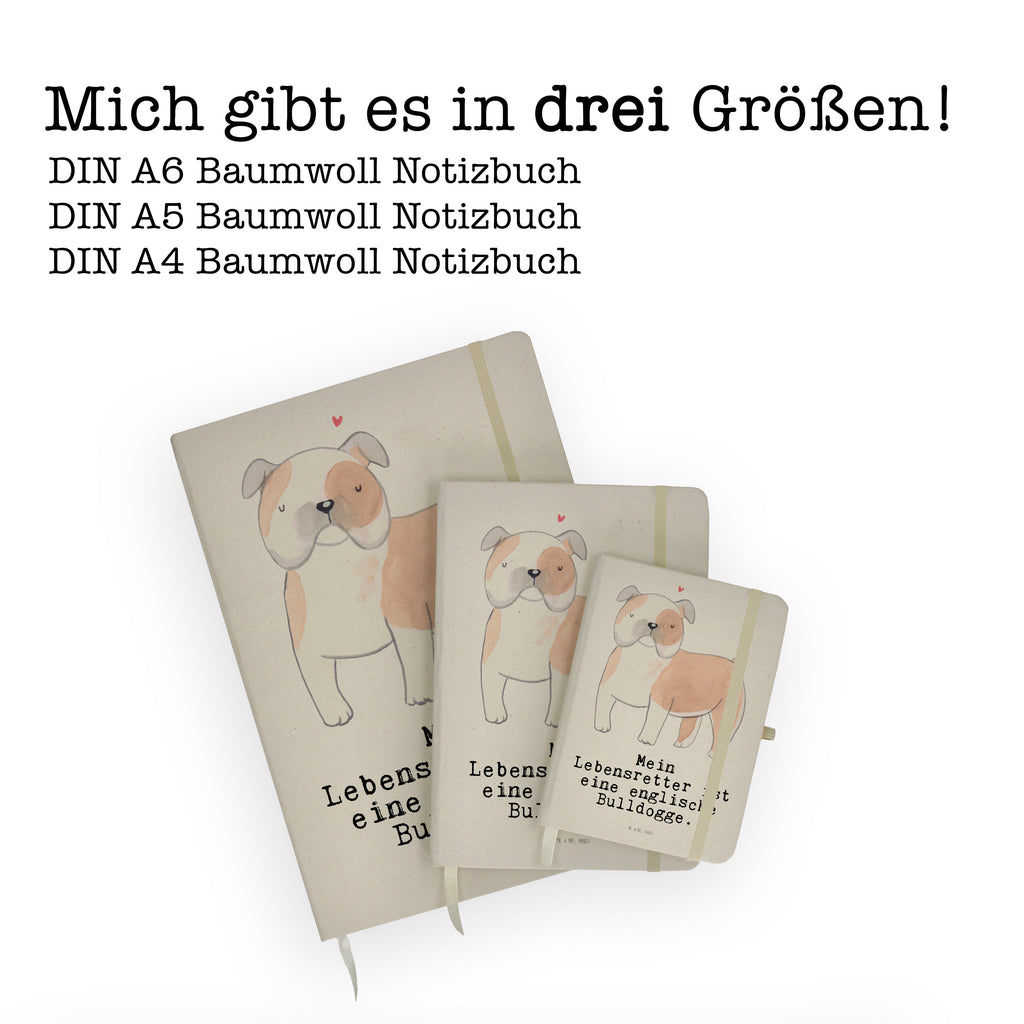 DIN A5 Baumwoll Notizbuch Englische Bulldogge Lebensretter Notizen, Eintragebuch, Tagebuch, Notizblock, Adressbuch, Journal, Kladde, Skizzenbuch, Notizheft, Schreibbuch, Schreibheft, Hund, Hunderasse, Rassehund, Hundebesitzer, Geschenk, Tierfreund, Schenken, Welpe, Englische Bulldogge