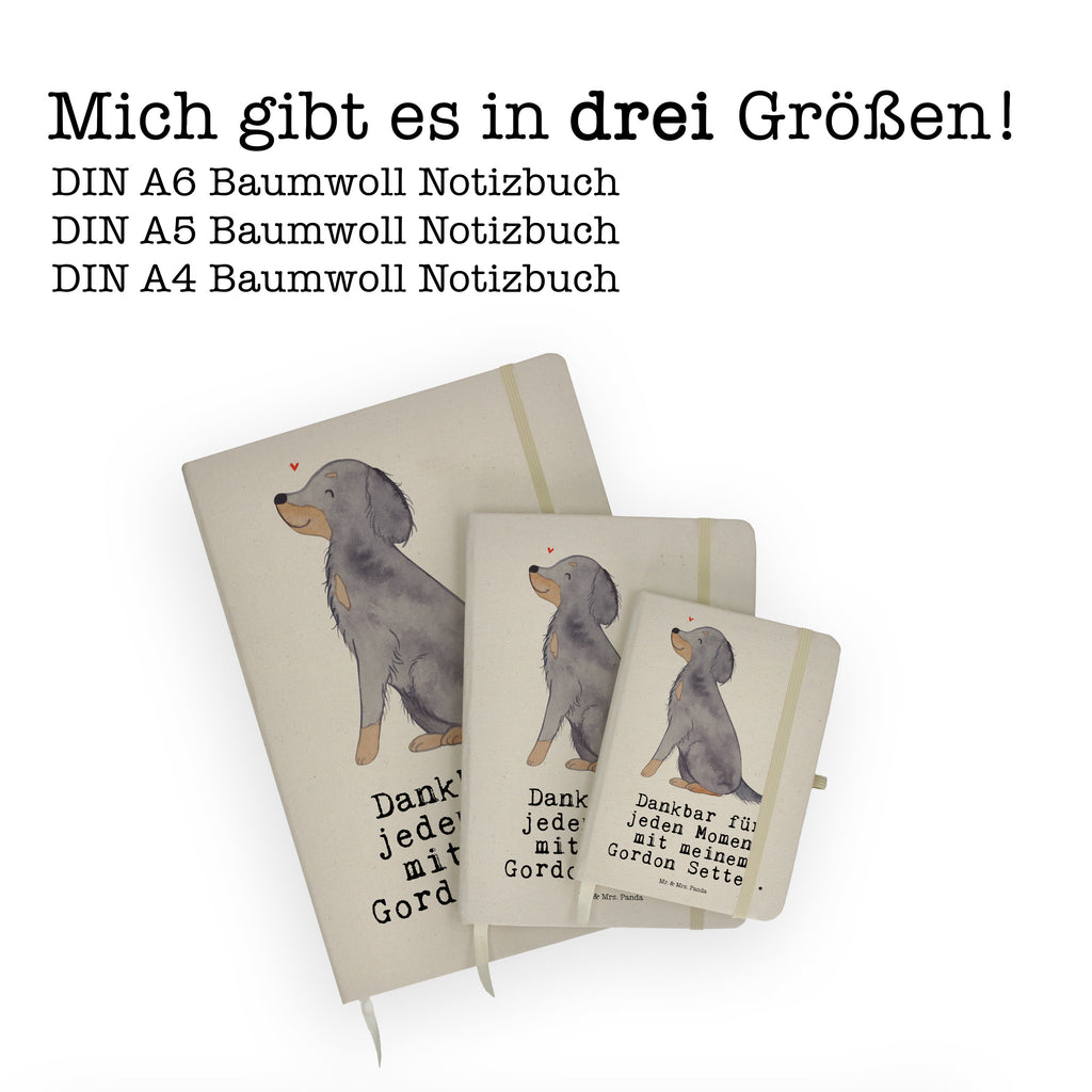DIN A5 Baumwoll Notizbuch Gordon Setter Moment Notizen, Eintragebuch, Tagebuch, Notizblock, Adressbuch, Journal, Kladde, Skizzenbuch, Notizheft, Schreibbuch, Schreibheft, Hund, Hunderasse, Rassehund, Hundebesitzer, Geschenk, Tierfreund, Schenken, Welpe, Gordon Shetter, Jagdhund