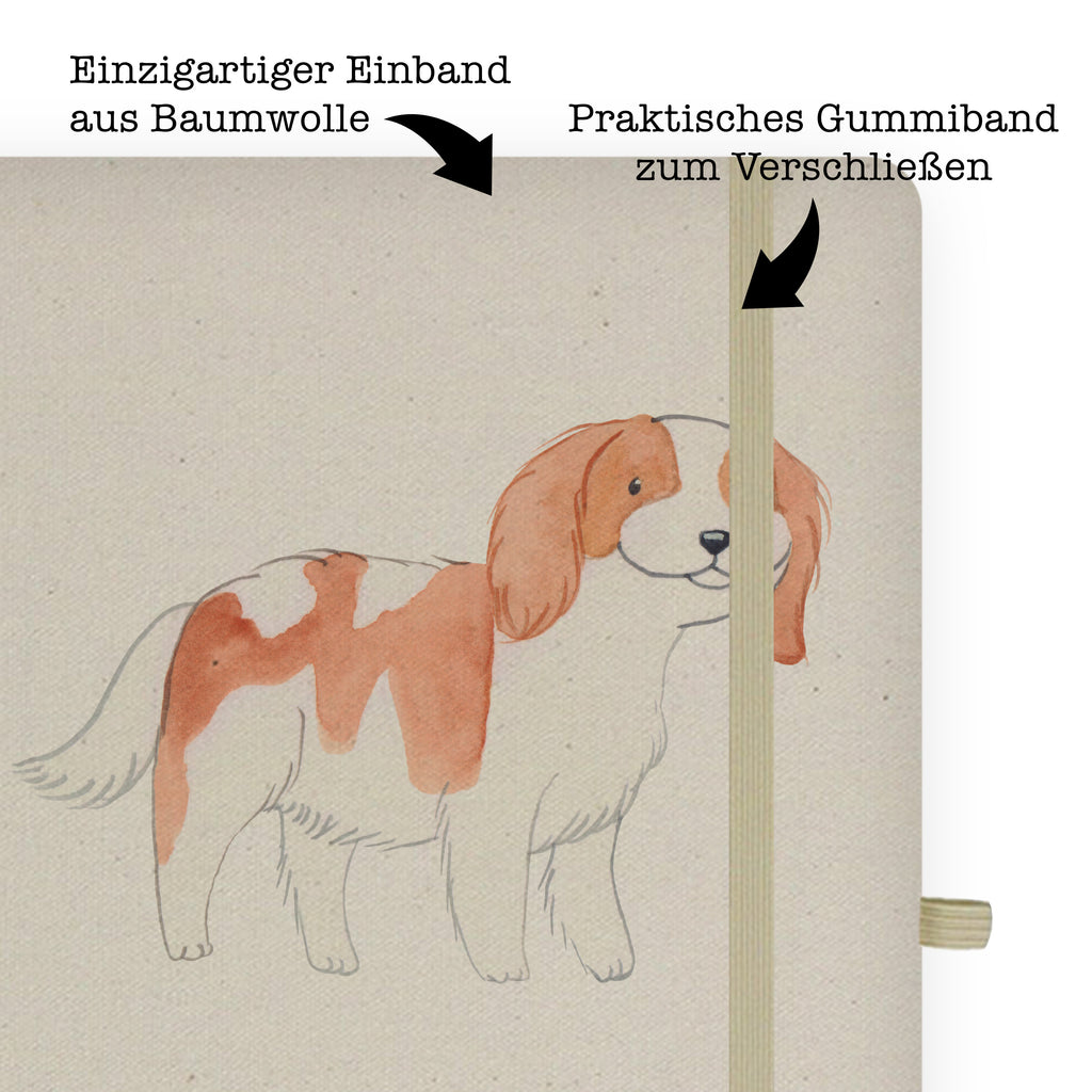 DIN A5 Baumwoll Notizbuch Cavalier King Charles Spaniel Lebensretter Notizen, Eintragebuch, Tagebuch, Notizblock, Adressbuch, Journal, Kladde, Skizzenbuch, Notizheft, Schreibbuch, Schreibheft, Hund, Hunderasse, Rassehund, Hundebesitzer, Geschenk, Tierfreund, Schenken, Welpe, Cavalier King Charles Spaniel