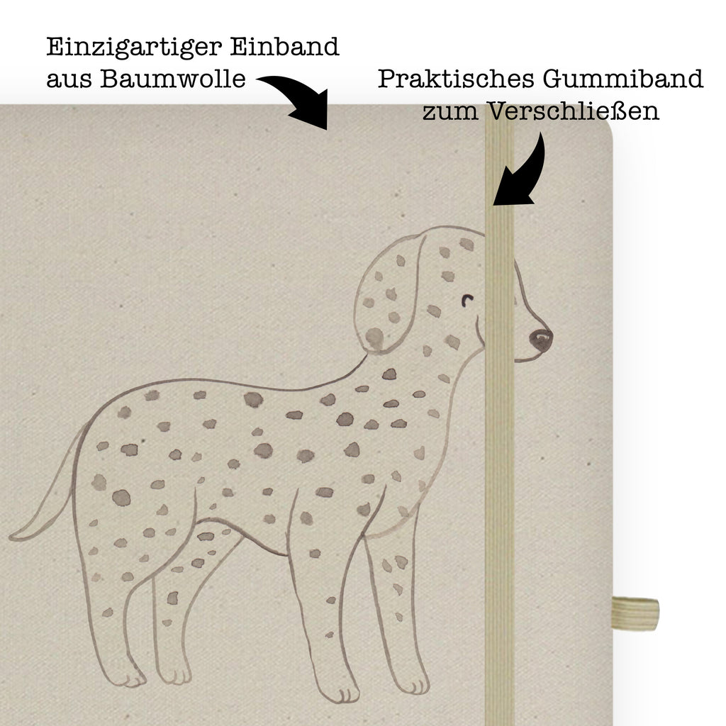 DIN A5 Baumwoll Notizbuch Dalmatiner Lebensretter Notizen, Eintragebuch, Tagebuch, Notizblock, Adressbuch, Journal, Kladde, Skizzenbuch, Notizheft, Schreibbuch, Schreibheft, Hund, Hunderasse, Rassehund, Hundebesitzer, Geschenk, Tierfreund, Schenken, Welpe, Dalmatiner, Dalmatinac