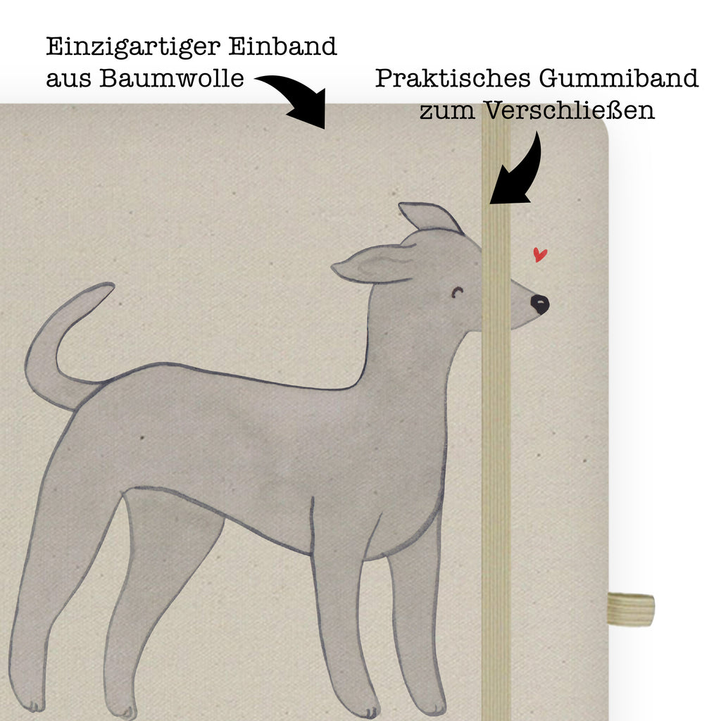 DIN A4 Baumwoll Notizbuch Italienisches Windspiel Lebensretter Notizen, Eintragebuch, Tagebuch, Notizblock, Adressbuch, Journal, Kladde, Skizzenbuch, Notizheft, Schreibbuch, Schreibheft, Hund, Hunderasse, Rassehund, Hundebesitzer, Geschenk, Tierfreund, Schenken, Welpe, Italienisches Windspiel, Windhund, Italian Greyhound