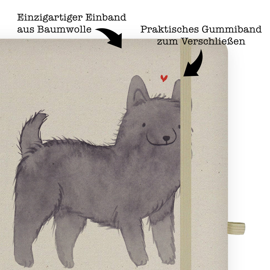 DIN A4 Baumwoll Notizbuch Schipperke Lebensretter Notizen, Eintragebuch, Tagebuch, Notizblock, Adressbuch, Journal, Kladde, Skizzenbuch, Notizheft, Schreibbuch, Schreibheft, Hund, Hunderasse, Rassehund, Hundebesitzer, Geschenk, Tierfreund, Schenken, Welpe, Schipperke, belgische Hunderasse