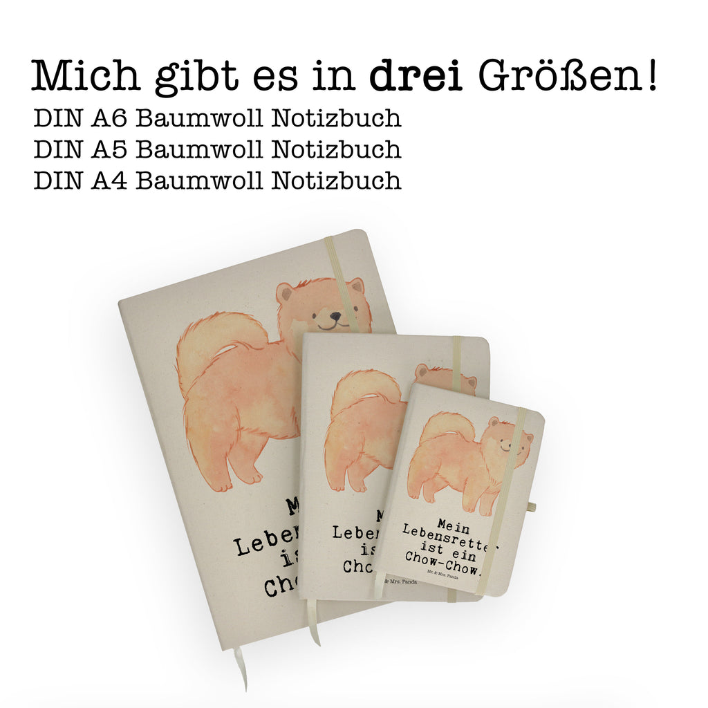 DIN A4 Baumwoll Notizbuch Chow-Chow Lebensretter Notizen, Eintragebuch, Tagebuch, Notizblock, Adressbuch, Journal, Kladde, Skizzenbuch, Notizheft, Schreibbuch, Schreibheft, Hund, Hunderasse, Rassehund, Hundebesitzer, Geschenk, Tierfreund, Schenken, Welpe, Chow-Chow, Asiatischer Spitz