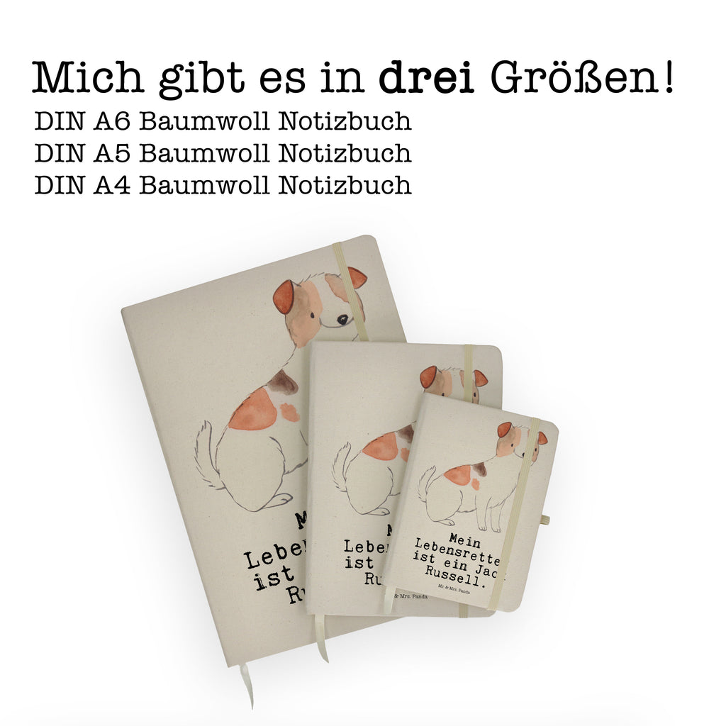 DIN A4 Baumwoll Notizbuch Jack Russel Terrier Lebensretter Notizen, Eintragebuch, Tagebuch, Notizblock, Adressbuch, Journal, Kladde, Skizzenbuch, Notizheft, Schreibbuch, Schreibheft, Hund, Hunderasse, Rassehund, Hundebesitzer, Geschenk, Tierfreund, Schenken, Welpe, Jack Russel Terrier