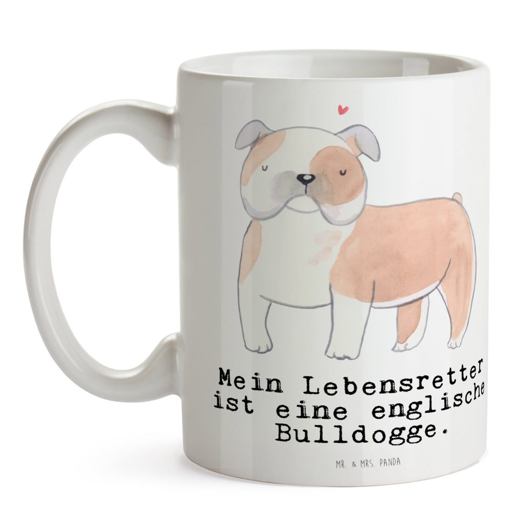 Tasse Englische Bulldogge Lebensretter