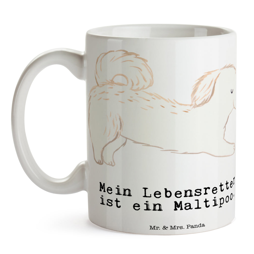 Tasse Maltipoo Lebensretter Maltipoo, Kreuzung, Mischling Becher, Kaffeetasse, Kaffeebecher, Tee, Frühstück, Büro  Hund, Hunderasse, Rassehund, Hundebesitzer, Geschenk, Tierfreund, Schenken, Welpe