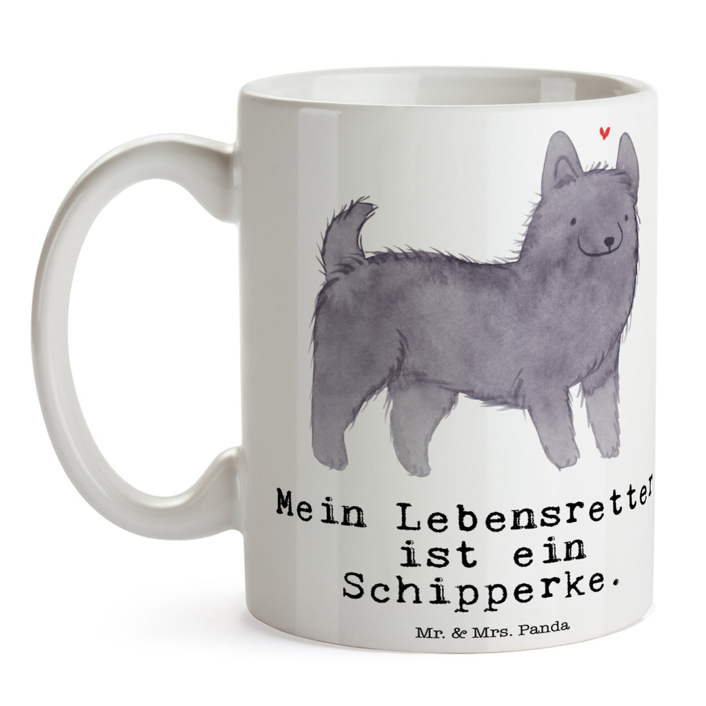 Tasse Schipperke Lebensretter Schipperke, belgische Hunderasse Becher, Kaffeetasse, Kaffeebecher, Tee, Frühstück, Büro  Hund, Hunderasse, Rassehund, Hundebesitzer, Geschenk, Tierfreund, Schenken, Welpe