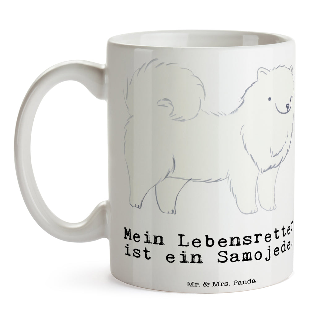 Tasse Samojede Lebensretter Samojede, Samojedenhund, Samojedenspitz Becher, Kaffeetasse, Kaffeebecher, Tee, Frühstück, Büro  Hund, Hunderasse, Rassehund, Hundebesitzer, Geschenk, Tierfreund, Schenken, Welpe