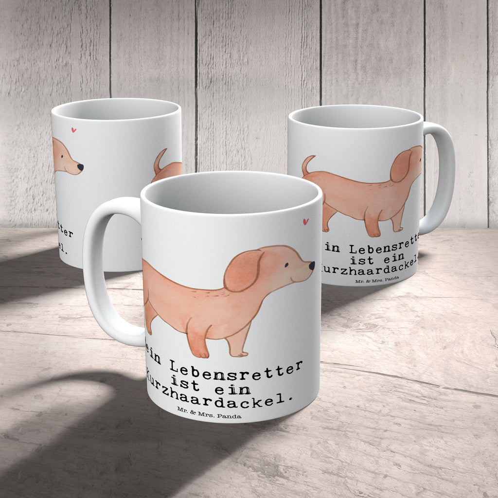 Tasse Dackel Kurzhaardackel Lebensretter Teckel, Dachshund, Kurzhaardackel Becher, Kaffeetasse, Kaffeebecher, Tee, Frühstück, Büro  Hund, Hunderasse, Rassehund, Hundebesitzer, Geschenk, Tierfreund, Schenken, Welpe