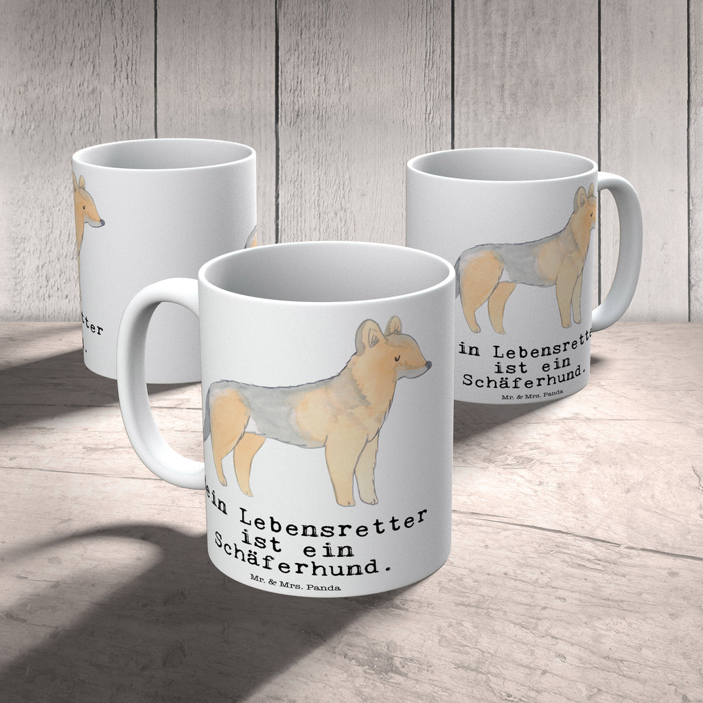 Tasse Schäferhund Lebensretter Schäferhund Becher, Kaffeetasse, Kaffeebecher, Tee, Frühstück, Büro  Hund, Hunderasse, Rassehund, Hundebesitzer, Geschenk, Tierfreund, Schenken, Welpe