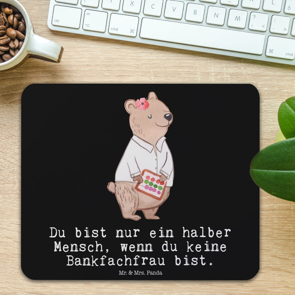 Mauspad Bankfachfrau mit Herz Mousepad, Computer zubehör, Büroausstattung, PC Zubehör, Arbeitszimmer, Mauspad, Einzigartiges Mauspad, Designer Mauspad, Beruf, Ausbildung, Jubiläum, Abschied, Rente, Kollege, Kollegin, Geschenk, Schenken, Arbeitskollege, Mitarbeiter, Firma, Danke, Dankeschön, Bankfachfrau, Bankangestellte, Bänkerin, Bankberaterin