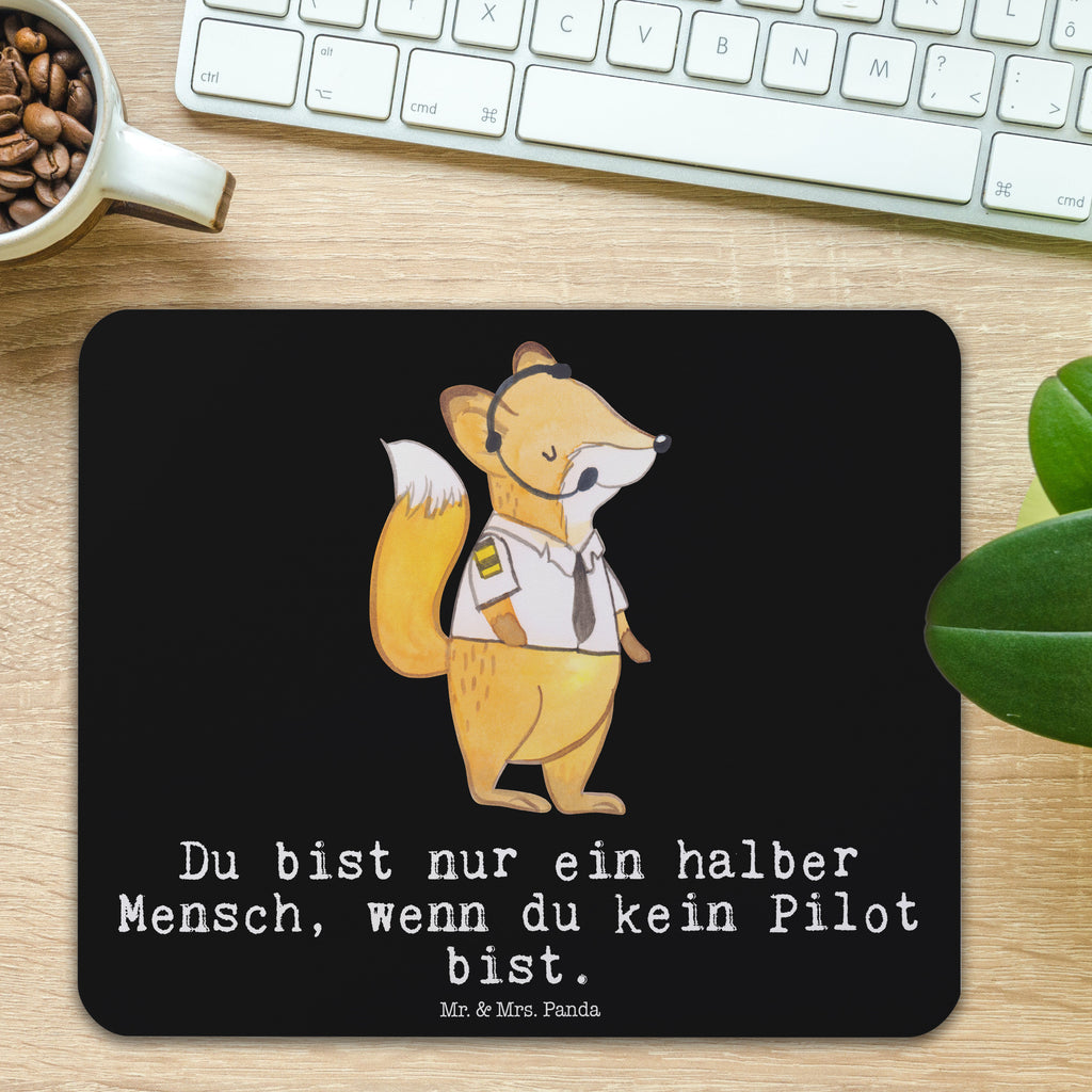 Mauspad Pilot mit Herz Mousepad, Computer zubehör, Büroausstattung, PC Zubehör, Arbeitszimmer, Mauspad, Einzigartiges Mauspad, Designer Mauspad, Beruf, Ausbildung, Jubiläum, Abschied, Rente, Kollege, Kollegin, Geschenk, Schenken, Arbeitskollege, Mitarbeiter, Firma, Danke, Dankeschön, Pilot, Flugkapitän, Cockpit, Flugzeug