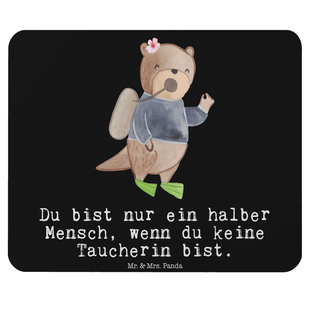 Mauspad Taucherin mit Herz Mousepad, Computer zubehör, Büroausstattung, PC Zubehör, Arbeitszimmer, Mauspad, Einzigartiges Mauspad, Designer Mauspad, Beruf, Ausbildung, Jubiläum, Abschied, Rente, Kollege, Kollegin, Geschenk, Schenken, Arbeitskollege, Mitarbeiter, Firma, Danke, Dankeschön