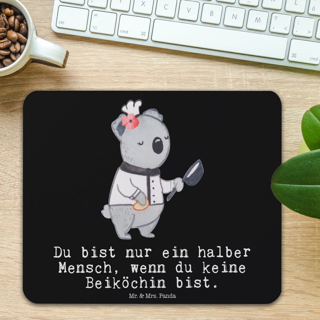 Mauspad Beiköchin mit Herz Mousepad, Computer zubehör, Büroausstattung, PC Zubehör, Arbeitszimmer, Mauspad, Einzigartiges Mauspad, Designer Mauspad, Beruf, Ausbildung, Jubiläum, Abschied, Rente, Kollege, Kollegin, Geschenk, Schenken, Arbeitskollege, Mitarbeiter, Firma, Danke, Dankeschön, Beiköchin, Spülhilfe, Hilfsköchin, Jungkoch, Küchenhilfe, Gastronomie, Restaurant, Köchin