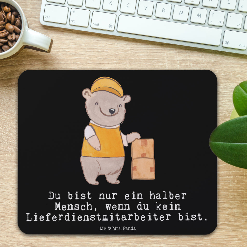 Mauspad Lieferdienstmitarbeiter mit Herz Mousepad, Computer zubehör, Büroausstattung, PC Zubehör, Arbeitszimmer, Mauspad, Einzigartiges Mauspad, Designer Mauspad, Beruf, Ausbildung, Jubiläum, Abschied, Rente, Kollege, Kollegin, Geschenk, Schenken, Arbeitskollege, Mitarbeiter, Firma, Danke, Dankeschön, Lieferdienstmitarbeiter, Pizzabäcker, Pizzabote, Pizzabringdienst, Lieferbringdienst