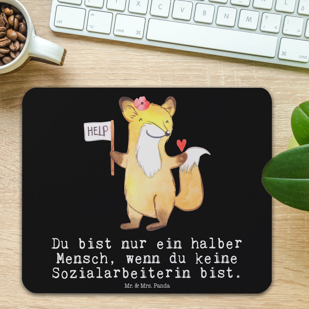 Mauspad Sozialarbeiterin mit Herz Mousepad, Computer zubehör, Büroausstattung, PC Zubehör, Arbeitszimmer, Mauspad, Einzigartiges Mauspad, Designer Mauspad, Beruf, Ausbildung, Jubiläum, Abschied, Rente, Kollege, Kollegin, Geschenk, Schenken, Arbeitskollege, Mitarbeiter, Firma, Danke, Dankeschön