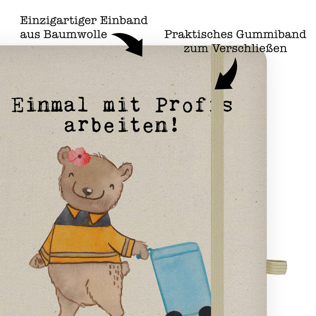 DIN A4 Baumwoll Notizbuch Fachkraft - Kreislauf- und Abfallwirtschaft aus Leidenschaft Notizen, Eintragebuch, Tagebuch, Notizblock, Adressbuch, Journal, Kladde, Skizzenbuch, Notizheft, Schreibbuch, Schreibheft, Beruf, Ausbildung, Jubiläum, Abschied, Rente, Kollege, Kollegin, Geschenk, Schenken, Arbeitskollege, Mitarbeiter, Firma, Danke, Dankeschön, Müllwerker, Fachkraft Kreislauf- und Abfallwirtschaft, Müllentsorger, Kehrichtmann, Müllmann, Müllfahrer