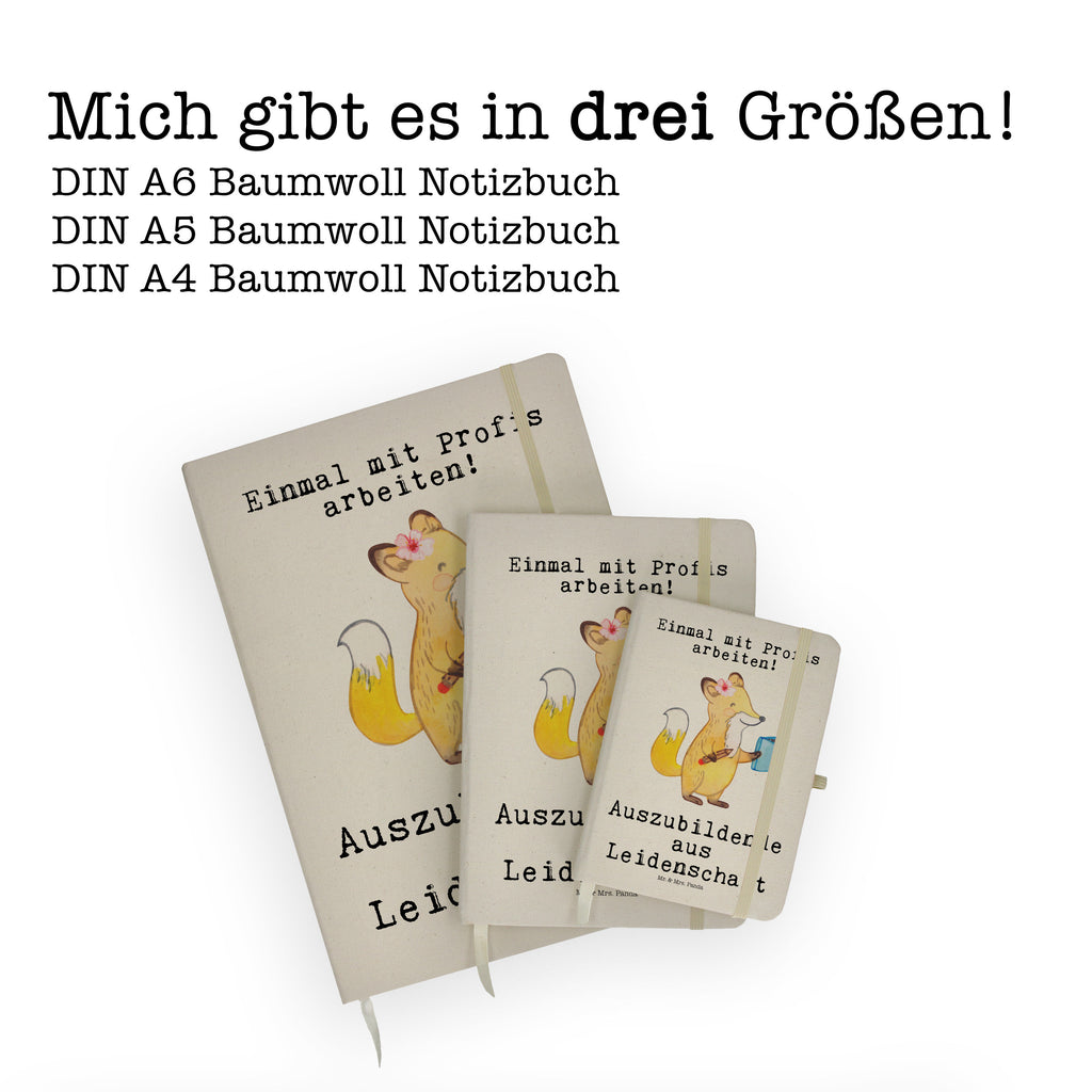DIN A4 Baumwoll Notizbuch Auszubildende aus Leidenschaft