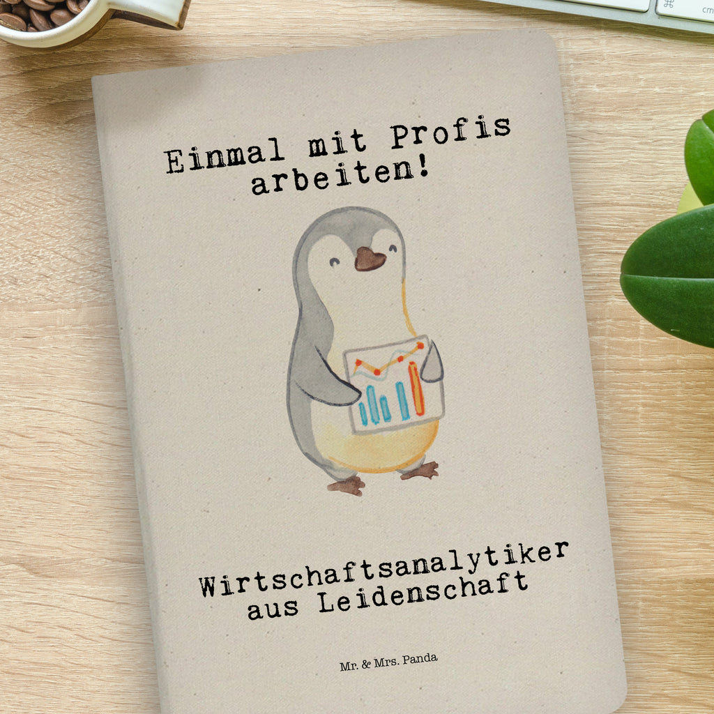 DIN A6 Baumwoll Notizbuch Wirtschaftsanalytiker aus Leidenschaft Notizen, Eintragebuch, Tagebuch, Notizblock, Adressbuch, Journal, Kladde, Skizzenbuch, Notizheft, Schreibbuch, Schreibheft, Beruf, Ausbildung, Jubiläum, Abschied, Rente, Kollege, Kollegin, Geschenk, Schenken, Arbeitskollege, Mitarbeiter, Firma, Danke, Dankeschön