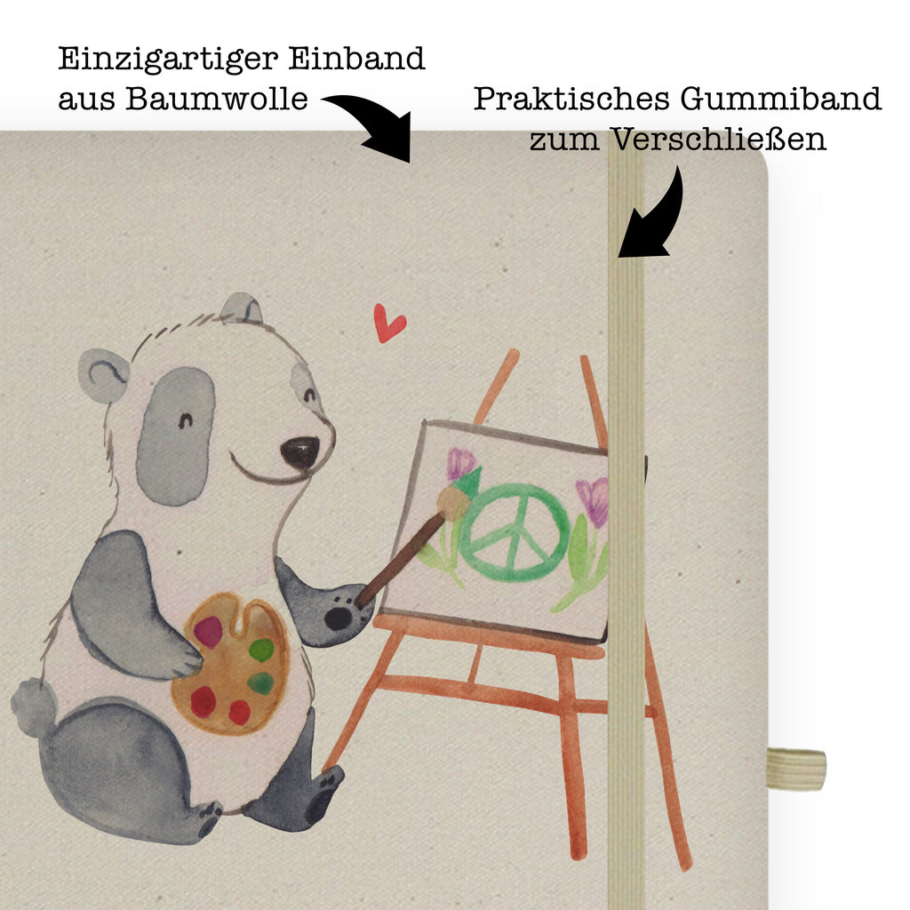DIN A4 Baumwoll Notizbuch Künstler mit Herz Notizen, Eintragebuch, Tagebuch, Notizblock, Adressbuch, Journal, Kladde, Skizzenbuch, Notizheft, Schreibbuch, Schreibheft, Beruf, Ausbildung, Jubiläum, Abschied, Rente, Kollege, Kollegin, Geschenk, Schenken, Arbeitskollege, Mitarbeiter, Firma, Danke, Dankeschön, Künstler, Maler, Kunstmaler, Galerie Eröffnung, Kunstschule
