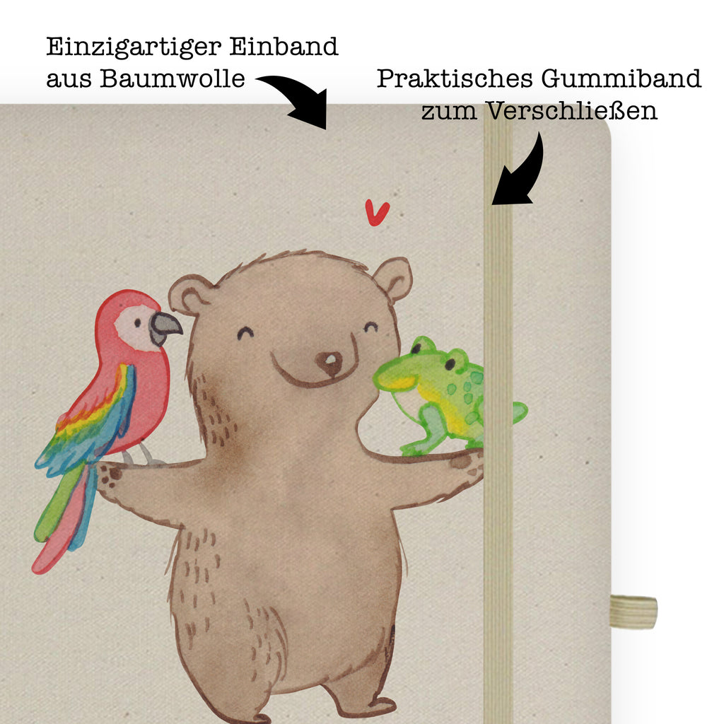 DIN A4 Baumwoll Notizbuch Tierpfleger mit Herz Notizen, Eintragebuch, Tagebuch, Notizblock, Adressbuch, Journal, Kladde, Skizzenbuch, Notizheft, Schreibbuch, Schreibheft, Beruf, Ausbildung, Jubiläum, Abschied, Rente, Kollege, Kollegin, Geschenk, Schenken, Arbeitskollege, Mitarbeiter, Firma, Danke, Dankeschön