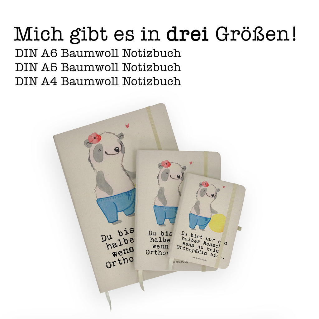 DIN A4 Baumwoll Notizbuch Orthopädin mit Herz Notizen, Eintragebuch, Tagebuch, Notizblock, Adressbuch, Journal, Kladde, Skizzenbuch, Notizheft, Schreibbuch, Schreibheft, Beruf, Ausbildung, Jubiläum, Abschied, Rente, Kollege, Kollegin, Geschenk, Schenken, Arbeitskollege, Mitarbeiter, Firma, Danke, Dankeschön, Orthopädin, Fachärztin, Orthopädie, Praxis, Eröffnung