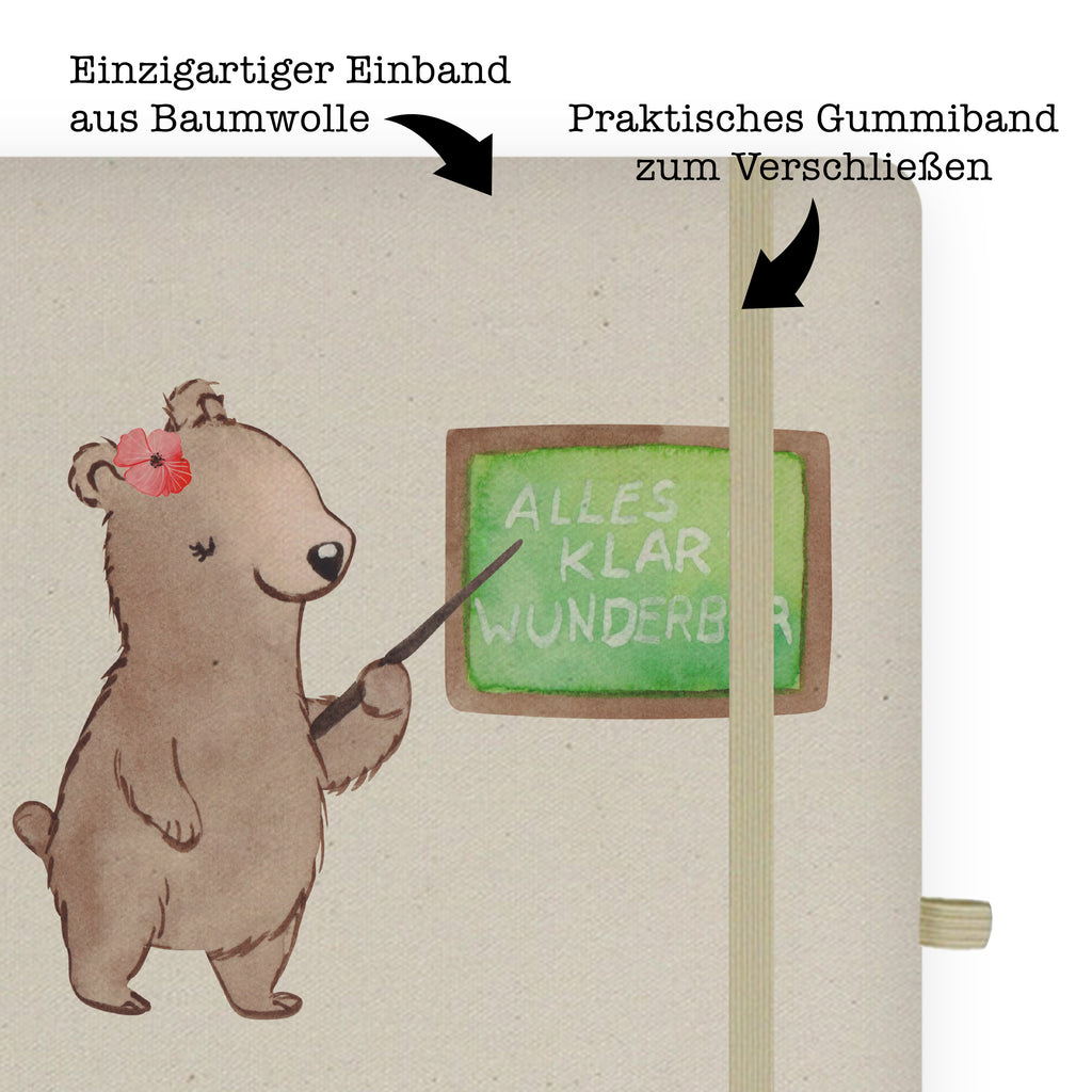 DIN A4 Baumwoll Notizbuch Nachhilfelehrerin mit Herz Notizen, Eintragebuch, Tagebuch, Notizblock, Adressbuch, Journal, Kladde, Skizzenbuch, Notizheft, Schreibbuch, Schreibheft, Beruf, Ausbildung, Jubiläum, Abschied, Rente, Kollege, Kollegin, Geschenk, Schenken, Arbeitskollege, Mitarbeiter, Firma, Danke, Dankeschön, Nachhilfelehrerin, Nachhilfeschule, Nachhilfeunterricht