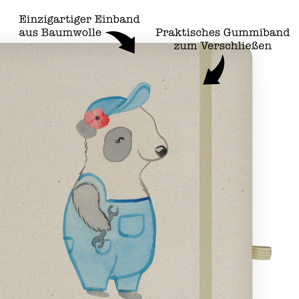 DIN A4 Baumwoll Notizbuch Mechatronikerin für Kältetechnik mit Herz Notizen, Eintragebuch, Tagebuch, Notizblock, Adressbuch, Journal, Kladde, Skizzenbuch, Notizheft, Schreibbuch, Schreibheft, Beruf, Ausbildung, Jubiläum, Abschied, Rente, Kollege, Kollegin, Geschenk, Schenken, Arbeitskollege, Mitarbeiter, Firma, Danke, Dankeschön, Mechatronikerin für Kältetechnik, Gesellenprüfung