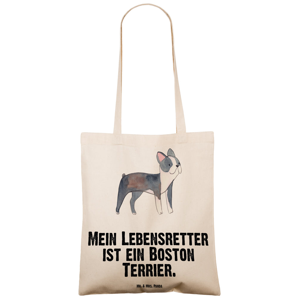 Tragetasche Boston Terrier Lebensretter Beuteltasche, Beutel, Einkaufstasche, Jutebeutel, Stoffbeutel, Hund, Hunderasse, Rassehund, Hundebesitzer, Geschenk, Tierfreund, Schenken, Welpe, Boston Terrier