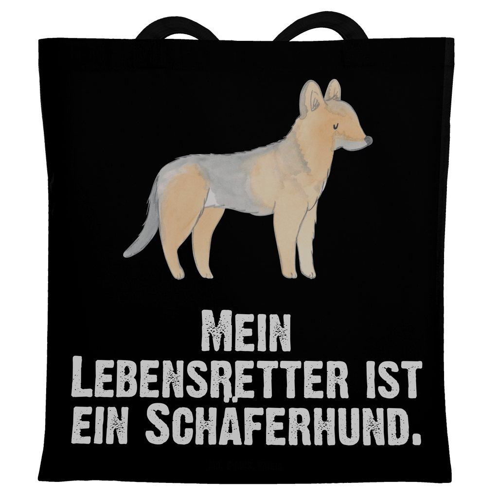 Tragetasche Schäferhund Lebensretter Beuteltasche, Beutel, Einkaufstasche, Jutebeutel, Stoffbeutel, Hund, Hunderasse, Rassehund, Hundebesitzer, Geschenk, Tierfreund, Schenken, Welpe, Schäferhund